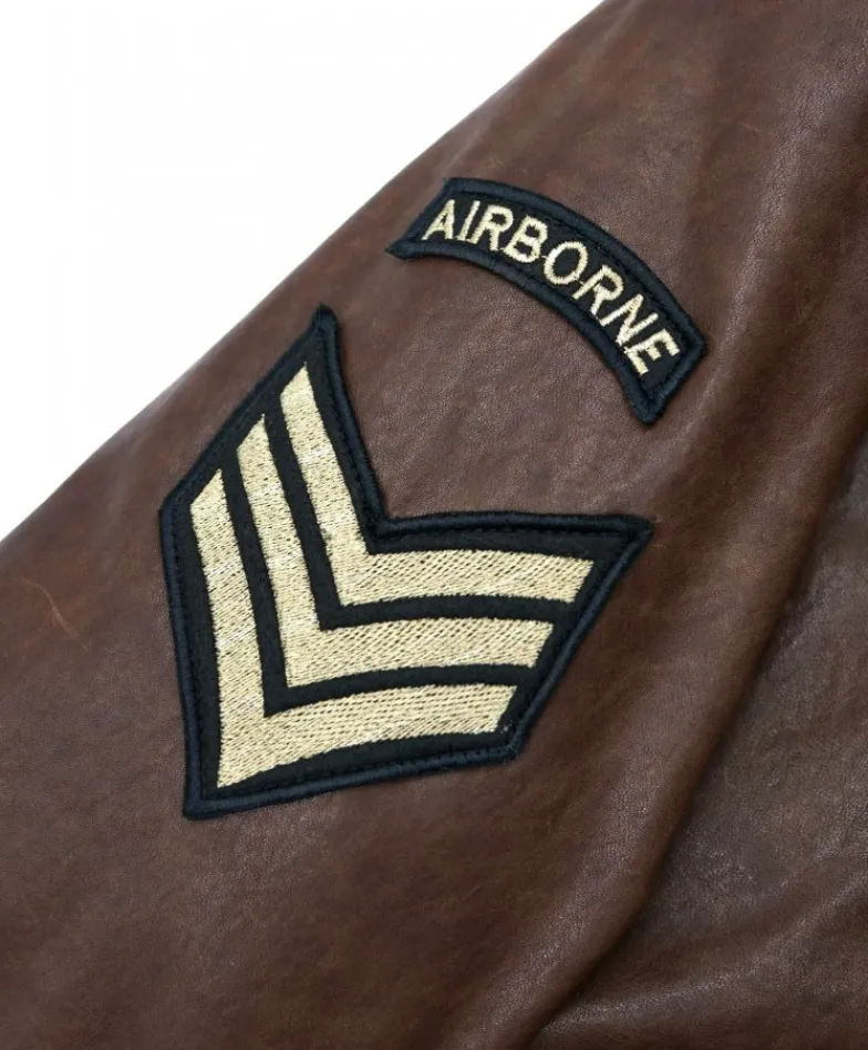 Uomo D'Arienzo Aviator - Giubbotto aviatore in pelle testa di moro collo montone