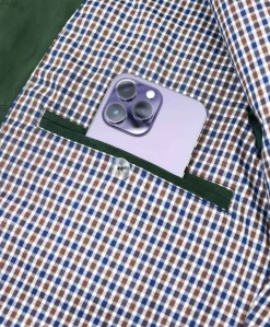 Uomo D'Arienzo Axel - Sahariana camoscio verde uomo con tasche applicate