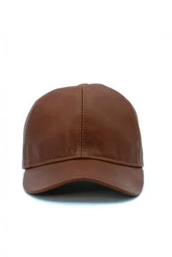 Uomo D'Arienzo Boston - Cappello baseball in pelle cuoio unisex berretto strappo regolabile