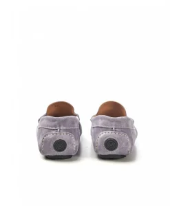 Uomo D'Arienzo Capri - Mocassino in camoscio grigio perla da uomo