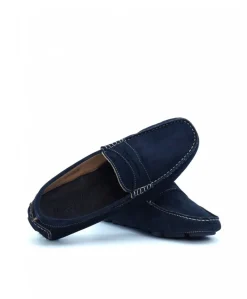 Uomo D'Arienzo Capri - Mocassino scamosciato blu da uomo