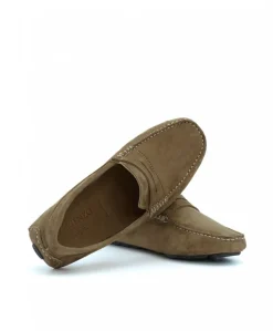 Uomo D'Arienzo Capri - Mocassino scamosciato fango da uomo