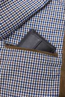 Uomo D'Arienzo Gaudil - Giacca Bomber in pelle scamosciata fango due tasche