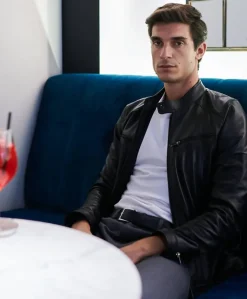 Uomo D'Arienzo Hamilton - Giacca in pelle nera nappa effetto liscio