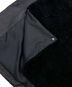 Uomo D'Arienzo Oscar - Cappotto in pelle nappa nera trapunta staccabile