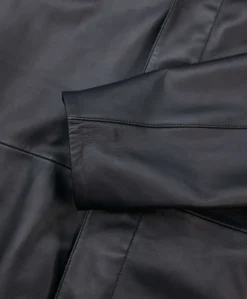 Uomo D'Arienzo Oscar - Cappotto in pelle nappa nera trapunta staccabile