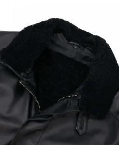Uomo D'Arienzo Oscar - Cappotto in pelle nappa nera trapunta staccabile