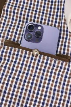 Uomo D'Arienzo Owen - Giacca in camoscio color fango con colletto camicia impunturato a mano
