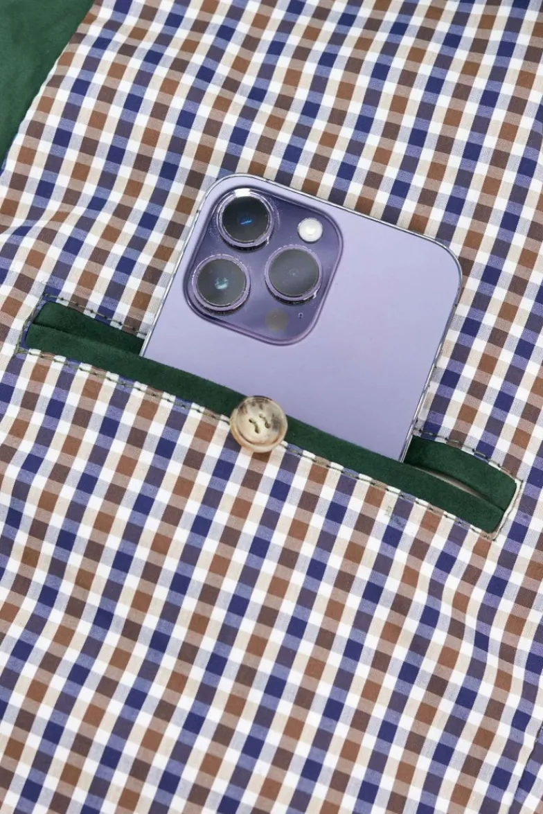 Uomo D'Arienzo Owen - Giacca in camoscio color verde impunturata colletto camicia
