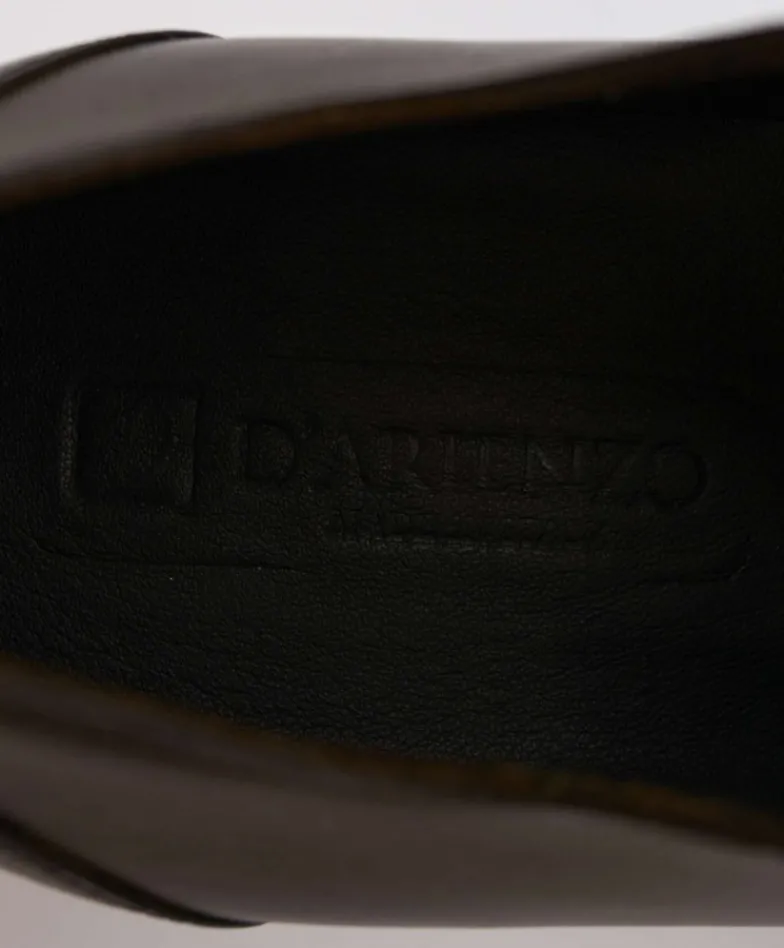 Uomo D'Arienzo Positano - Sneakers in pelle di vitello verde da uomo