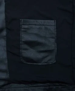 Uomo D'Arienzo Ted - Giacca in pelle nera nappa effetto liscio